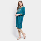 Ladies' Kurta, Dark Green, small image number null